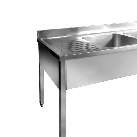 Mueble Fregadero INOX Industrial 2 senos