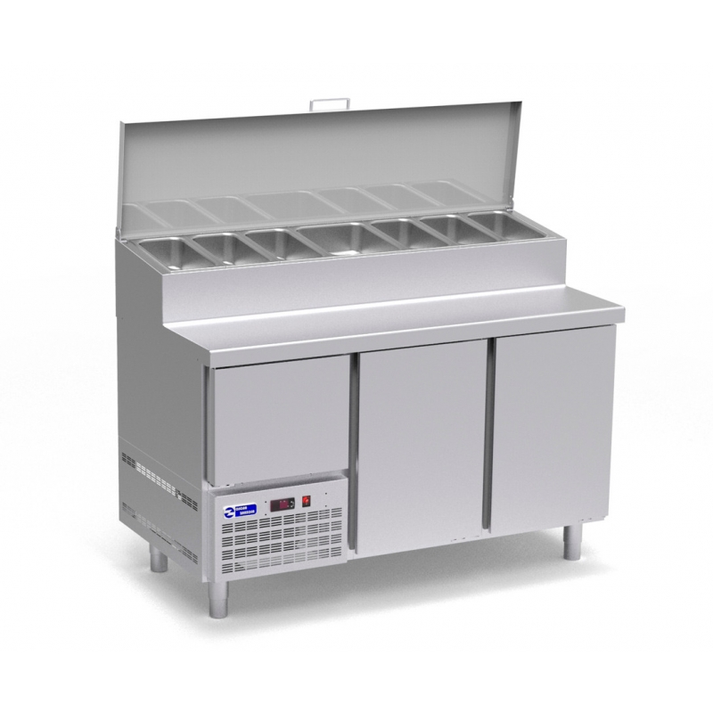 Mesa para ensaladas refrigerada, modelo OZ TG-1400