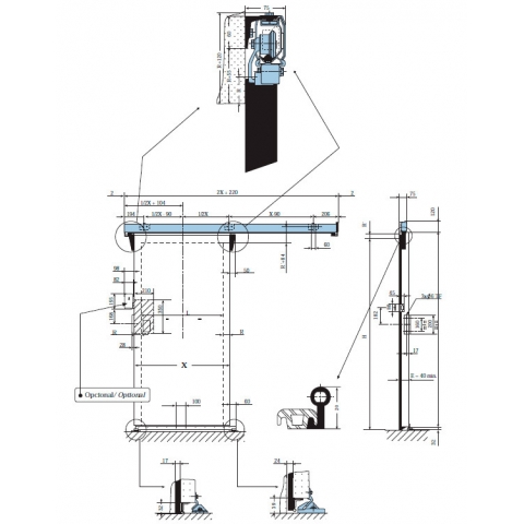 Sistema Corredera Fermatic 2310