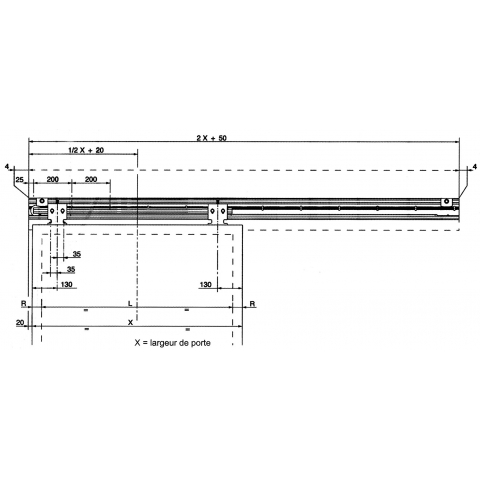 Sistema Puerta Corredera Industrial 2920